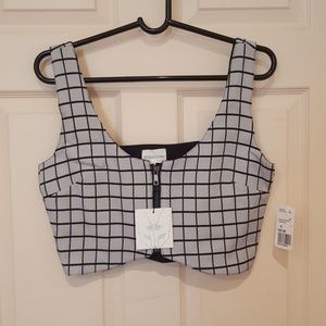 Foxiedox Woven Crop Top